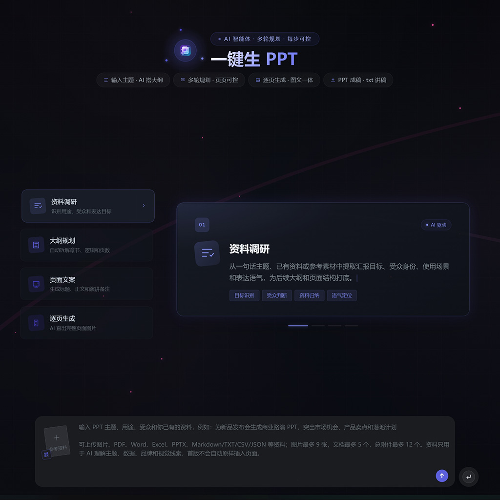 PPT一键生成案例演示
